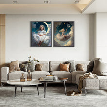 Load image into Gallery viewer, 2pcs Diamond Painting Set - girl on clouds (40*50CM)