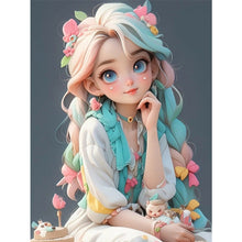 Load image into Gallery viewer, 2pcs Diamond Painting Set - little girl (30*40CM)