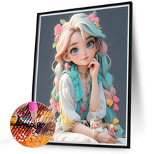 Load image into Gallery viewer, 2pcs Diamond Painting Set - little girl (30*40CM)