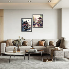 Load image into Gallery viewer, 2pcs Diamond Painting Set - Ink landscape architecture (30*40CM)