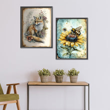 Load image into Gallery viewer, 2pcs Diamond Painting Set - Yellowed Diary of Animals (30*40CM)
