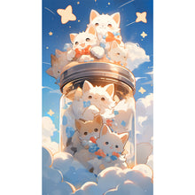 Load image into Gallery viewer, AB Diamond Painting - Full Round - White Shiba Inu (40*70CM)