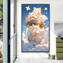 Load image into Gallery viewer, AB Diamond Painting - Full Round - White Shiba Inu (40*70CM)