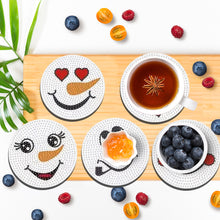 Load image into Gallery viewer, 8/10PCS Diamond Painting Art Coaster Kit Halloween Cat Autumn Hot Cocoa Nativity