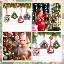 Load image into Gallery viewer, 4PCS Photo Frame Christmas Photo Frame Hanging Diamond Painting Xmas Photo Frame
