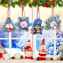 Load image into Gallery viewer, 4PCS Photo Frame Christmas Photo Frame Hanging Diamond Painting Xmas Photo Frame