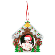 Load image into Gallery viewer, 4PCS Photo Frame Christmas Photo Frame Hanging Diamond Painting Xmas Photo Frame