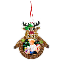 Load image into Gallery viewer, 4PCS Photo Frame Christmas Photo Frame Hanging Diamond Painting Xmas Photo Frame