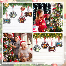 Load image into Gallery viewer, 4PCS Photo Frame Christmas Photo Frame Hanging Diamond Painting Xmas Photo Frame