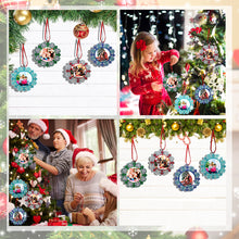 Load image into Gallery viewer, 4PCS Photo Frame Christmas Photo Frame Hanging Diamond Painting Xmas Photo Frame
