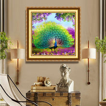 Load image into Gallery viewer, Peacock 35*35CM(Canvas) Square Drill Diamond Painting