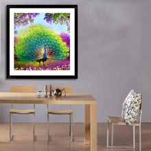 Load image into Gallery viewer, Peacock 35*35CM(Canvas) Square Drill Diamond Painting