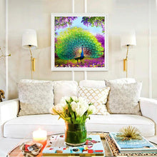 Load image into Gallery viewer, Peacock 35*35CM(Canvas) Square Drill Diamond Painting