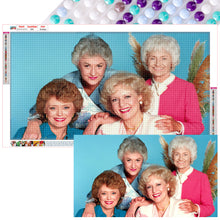 Load image into Gallery viewer, Diamond Painting - Full Round - golden girl (70*40CM)