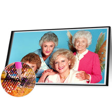 Load image into Gallery viewer, Diamond Painting - Full Round - golden girl (70*40CM)