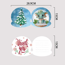 Load image into Gallery viewer, 5/6/8/10/12PCS Special Shape DIY Diamond Painting Card Xmas Tree Xmas Atmosphere