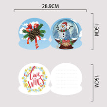 Load image into Gallery viewer, 5/6/8/10/12PCS Special Shape DIY Diamond Painting Card Xmas Tree Xmas Atmosphere