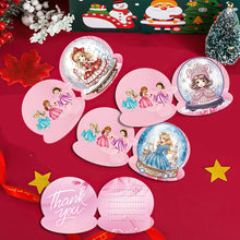 Load image into Gallery viewer, 5/6/8/10/12PCS Special Shape DIY Diamond Painting Card Xmas Tree Xmas Atmosphere
