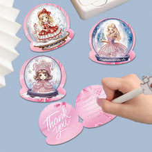 Load image into Gallery viewer, 5/6/8/10/12PCS Special Shape DIY Diamond Painting Card Xmas Tree Xmas Atmosphere