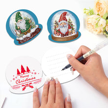 Load image into Gallery viewer, 5/6/8/10/12PCS Special Shape DIY Diamond Painting Card Xmas Tree Xmas Atmosphere