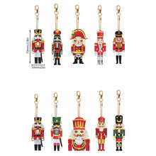 Load image into Gallery viewer, 10PCS Diamond Art Keyring Special Shape Double Sided Diamond Painting Keychain