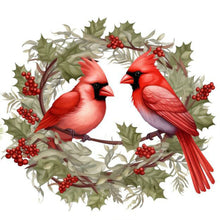 Load image into Gallery viewer, Diamond Painting - Full Round - nordic cardinal (40*40CM)