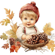 Load image into Gallery viewer, Diamond Painting - Full Round - harvest farm kids (40*40CM)