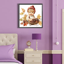 Load image into Gallery viewer, Diamond Painting - Full Round - harvest farm kids (40*40CM)