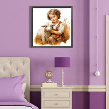 Load image into Gallery viewer, Diamond Painting - Full Round - harvest farm kids (40*40CM)