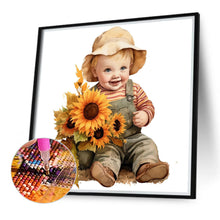 Load image into Gallery viewer, Diamond Painting - Full Round - harvest farm kids (40*40CM)