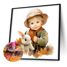 Load image into Gallery viewer, Diamond Painting - Full Round - harvest farm kids (40*40CM)