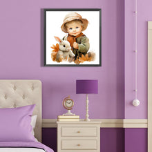 Load image into Gallery viewer, Diamond Painting - Full Round - harvest farm kids (40*40CM)