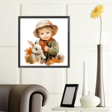 Load image into Gallery viewer, Diamond Painting - Full Round - harvest farm kids (40*40CM)