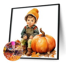 Load image into Gallery viewer, Diamond Painting - Full Round - harvest farm kids (40*40CM)