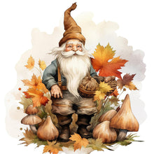Load image into Gallery viewer, Diamond Painting - Full Round - Autumn Mushroom Gnomes (40*40CM)