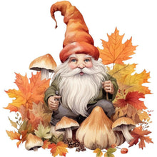 Load image into Gallery viewer, Diamond Painting - Full Round - Autumn Mushroom Gnomes (40*40CM)