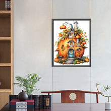 Load image into Gallery viewer, Diamond Painting - Full Round - pumpkin house (40*50CM)