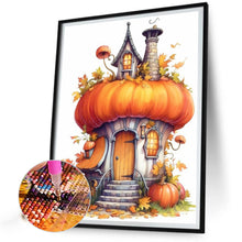 Load image into Gallery viewer, Diamond Painting - Full Round - pumpkin house (40*50CM)
