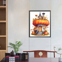 Load image into Gallery viewer, Diamond Painting - Full Round - pumpkin house (40*50CM)