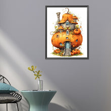 Load image into Gallery viewer, Diamond Painting - Full Round - pumpkin house (40*50CM)