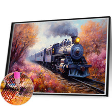 Load image into Gallery viewer, Diamond Painting - Full Round - steam train (60*40CM)