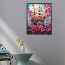 Load image into Gallery viewer, Diamond Painting - Full Round - sailboat (40*50CM)