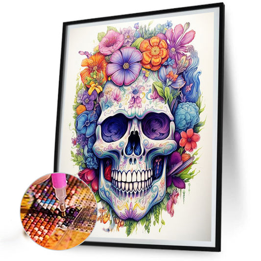 Diamond Painting - Full Round - skull (40*50CM)