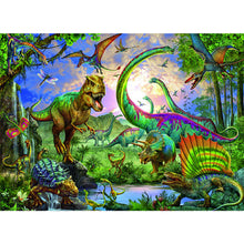 Load image into Gallery viewer, AB Diamond Painting - Full Square - Dinosaur Paradise (55*40CM)