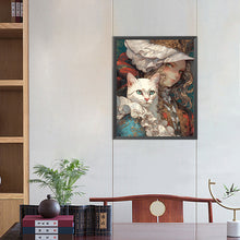 Load image into Gallery viewer, AB Diamond Painting - Full Round - retro girl (40*50CM)