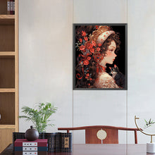 Load image into Gallery viewer, AB Diamond Painting - Full Round - retro girl (40*50CM)