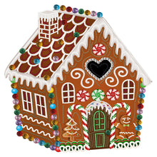 Load image into Gallery viewer, Diamond Painting - Partial Special Shaped - Christmas cottage (40*40CM)