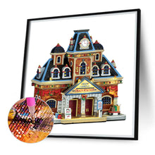 Load image into Gallery viewer, Diamond Painting - Partial Special Shaped - Christmas cottage (40*40CM)