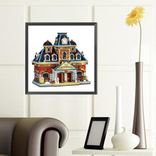 Load image into Gallery viewer, Diamond Painting - Partial Special Shaped - Christmas cottage (40*40CM)