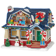 Load image into Gallery viewer, Diamond Painting - Partial Special Shaped - Christmas cottage (40*40CM)